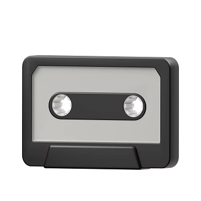 Durable Cassette Shaped Outdoor Playground Equipment For Kids Fun Activities 3d model