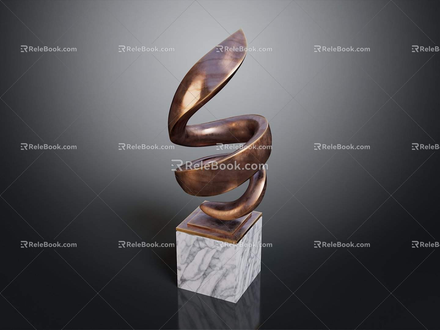 Abstract Art Abstract Bronze Carving Abstract Modeling Ornaments Furnishings Furnishings Furnishings Crafts 3d model