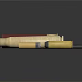 Different Types Of Weapons Ammunition With Metal Casings And Gold Red Colors