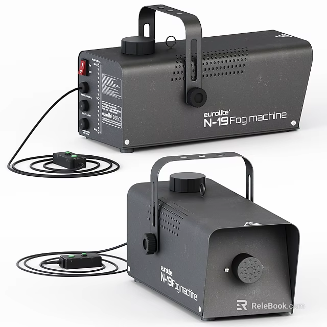 DEXIN N19 Fog Machine Household Appliance With Handheld Design Control Buttons And Power Cord 3d model 