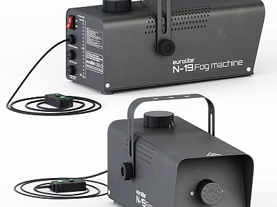 DEXIN N19 Fog Machine Household Appliance With Handheld Design Control Buttons And Power Cord 3d model