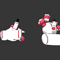 modern robot 3d model
