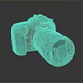DSLR Camera Card Machine Digital Camera Digital Camera Photographic Equipment 3d model