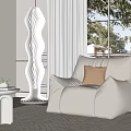 Modern Lazy Sofa 3d model