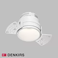 White Surface Mounted Downlight Spotlight with Adjustable Wings and Bright LED Light