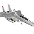 Toy Plane F15E 3d model