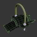 Industrial Equipment Black Body Metal U Shaped Clamp with Screw for Secure Mounting