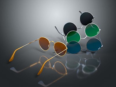 Modern Sunglasses 3d model