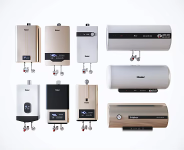 Modern water heater 3d model