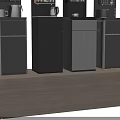Modern Vertical Water Dispensers With Different Stylish Gray Silver Designs For Daily Use