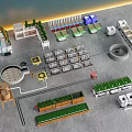 Integrated Agricultural Facility With Modular Planting Zones And Processing Units