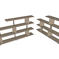 Creative Bookshelf Storage Rack Simple Minimalist Bookshelf Cabinet Simple Bookshelf Storage Rack Bookcase Bookshelf 3d model