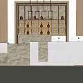 Modern Front Desk Bar 3d model