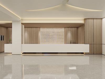 Modern Hall 3d model