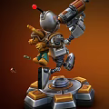 Modern Robot Warrior 3d model