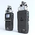 ZOOM Professional Headphone Audio Recorder With Display Screen And Microphone Stand