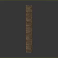 Long Wooden Bridge Architectural Structure With Supporting Pillars And Wooden Planks