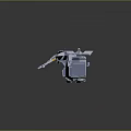 Modern Spaceship Spacecraft Spacecraft 3d model