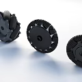 Different Types of Electronic Appliance Wheels with Robotic Design and Mechanical Components