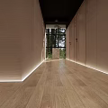 Modern Beauty Salon Storefront Design With Glass Doors And Elegant Exterior Facade