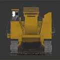 BELAZ Yellow Large Tracked Mining Shovel Heavy Industrial Machinery Equipment