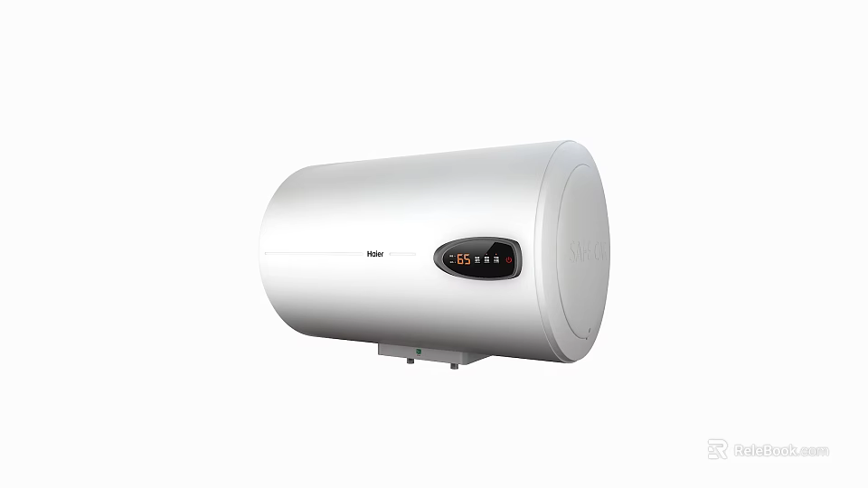 Modern Electric Water Heater With Digital Display For Home Daily Use 3d model 