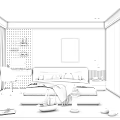 Modern Kids Bedroom Interior With Bed Toys And Decor