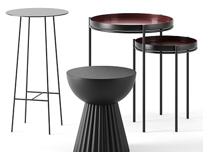 Modern Side Table Round Side Table model