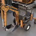 Different Types of Functional Construction Vehicles Bulldozer Dump Truck Forklift and Excavator