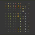 Colorful Scene Components With Various Shapes And Design Elements For Models