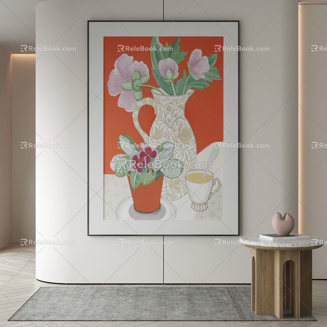 modern decorative painting 3d model