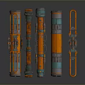 Sci-fi Items Sci-fi Components High-tech Components Sci-fi Equipment Sci-fi Scene Sci-fi Environment Game Scene 3d model