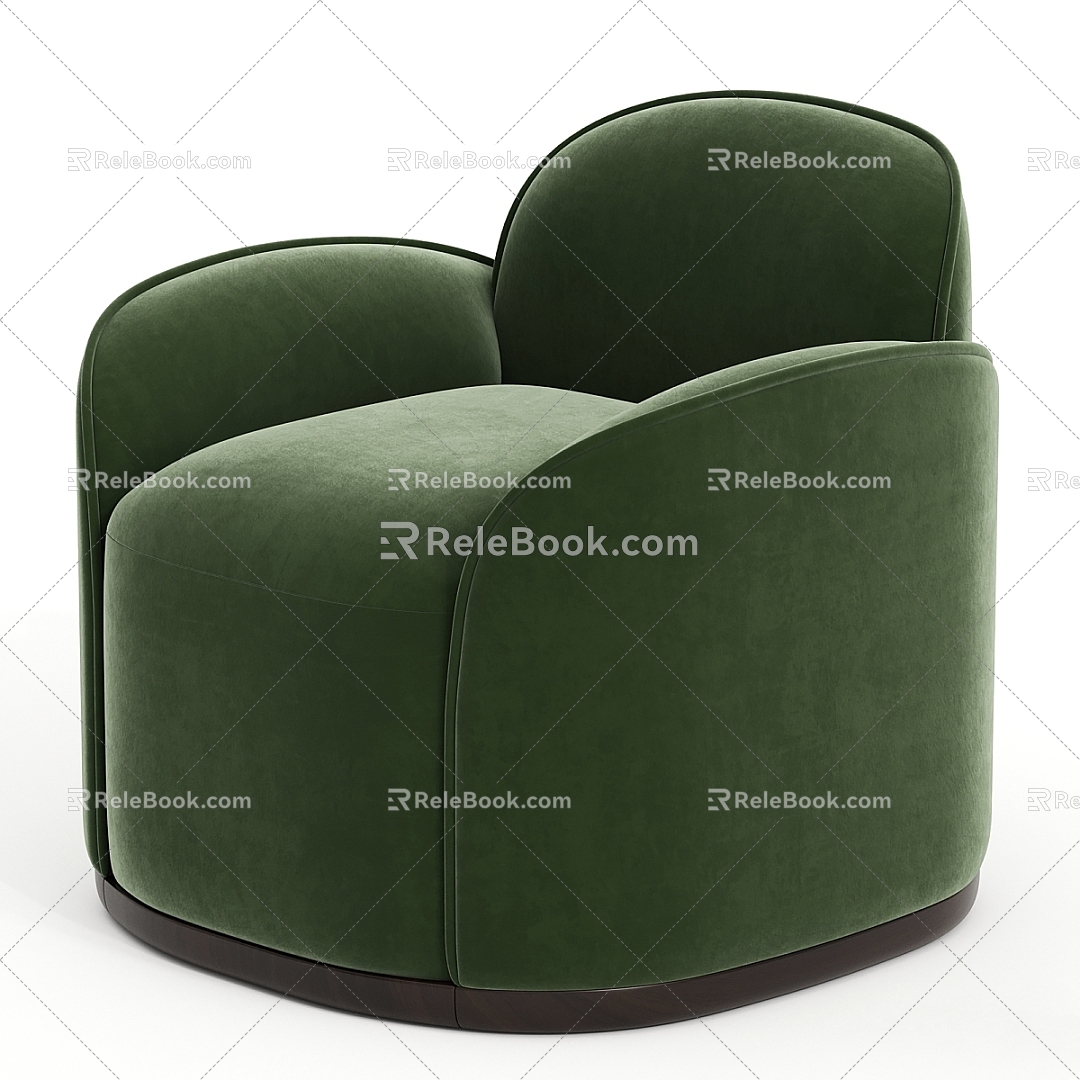 Modern Leisure Chair Leisure Chair 3d model