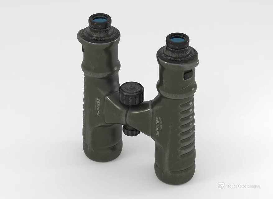 Professional Commercial Binoculars With Durable Design And Adjustable Focus Knob 3d model 