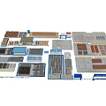 Assorted Building Components With Diverse Materials In Organized Warehouse 3d model