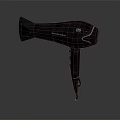 Sleek Black Remington HS Hair Dryer With Modern Design As Household Appliance