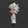 Cartoon Doctor Cartoon Doctor Cartoon Scientist Cartoon Character Portrait Animation Character Portrait 3d model