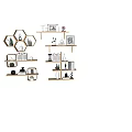 Modern Wall Shelf Bookshelf 3d model