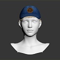 modern hat cap baseball cap 3d model