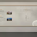 Sales Office Display Board With Location Map Project Introduction And 3d model