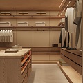 Modern Cloakroom 3d model