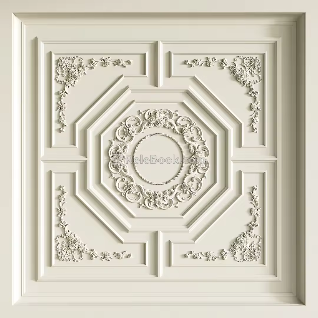suspended ceiling 3d model