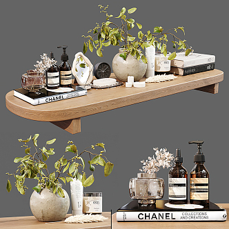 Modern Toiletries Decorations Ornaments 3d model