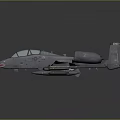 Aerospace Military Jet With Twin Engines Weapon Mounts And Shark Mouth Design