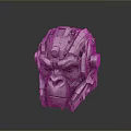 Sci-Fi Helmet Alien Helmet-Helmet High Tech Helmet Game Helmet 3d model
