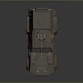 Tactical Armored Military Vehicle With Green Exterior Four Wheel Drive And Roof Mounted Weapon