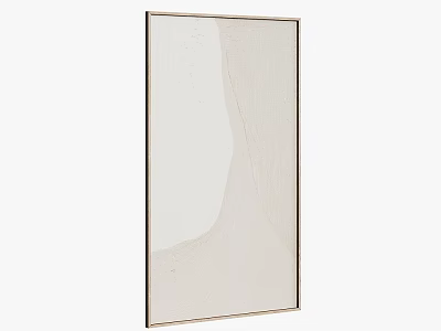 Rectangular Mirror With Black Frame Modern Minimalist Wall Mounted Home Decor 3d model