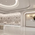 Modern Bridal Shop Interior With Elegant Wedding Dresses And Ambient Lighting