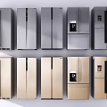 Modern refrigerator 3d model
