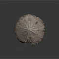 Traditional Round Thatch Roof Structure Model With Earthen Base And Straw Details 3d model